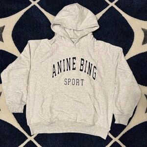 Anine Bing Sport Sweatshirt Heather Gray Size Small or Medium
